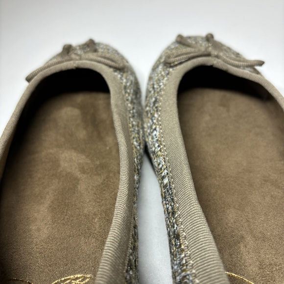 NWOT  brown and tan tweed Aerosoles ballet flats - Picture 4 of 12